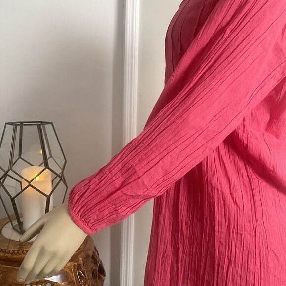 Lauren Ralph Lauren Slip On Dress Coverup Women Sz Small Pink Lightweight Beachy - Picture 7 of 9